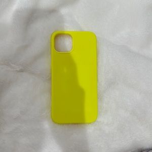 neon, yellow, silicone case
